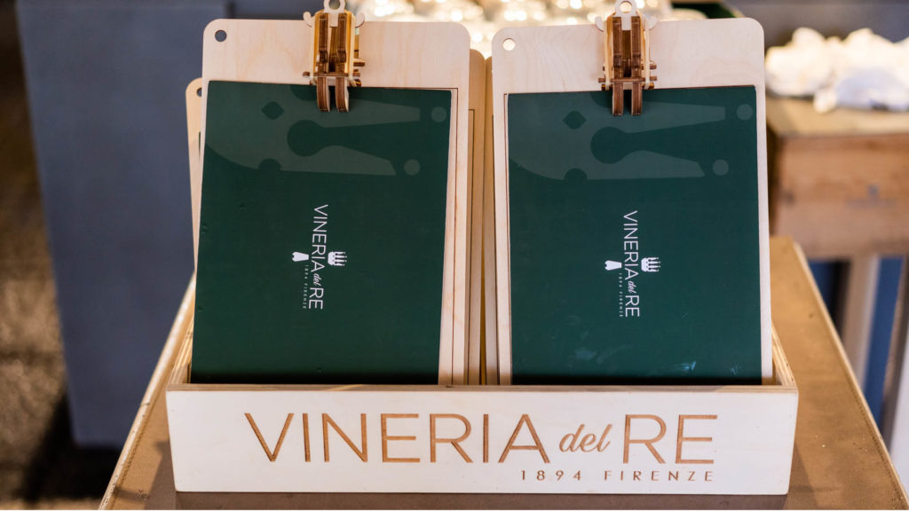 Menu vineria del re